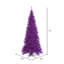 Purple Fir Lighted Artificial Fir Christmas Tree-1634009822