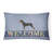 German Pinscher Welcome Lumbar Pillow