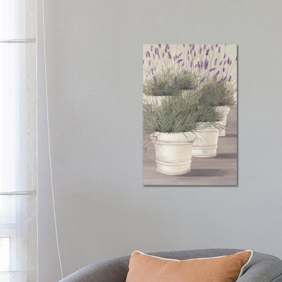 Lavender 1 Piece Wrapped Canvas Wall Art