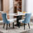 Collection Modern,High-End Tufted Solid Wood Contemporary Upholstered Dining Chair With Wood Legs,Nailhead Trim,2-Pcs Set-2047542991