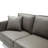 85" Faux Leather Square Arm Sofa-601280421