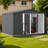 Galvanized Steel Outdoor Storage Shed-100668180