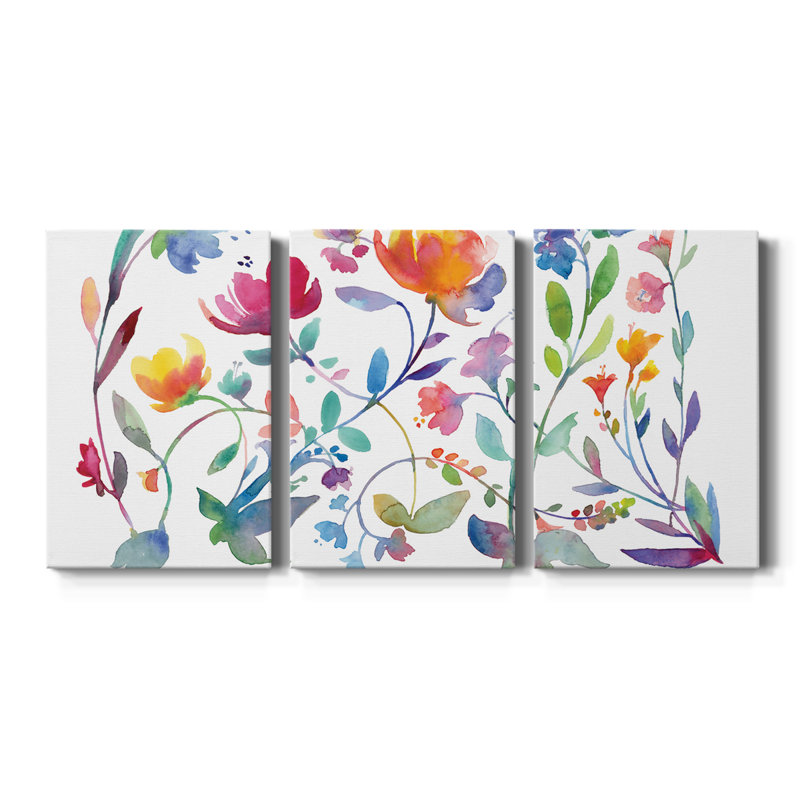 Sweet Emotion I - Toile tendue avec châssis de qualité supérieure - Prêt à être accroché, H 60 po x l 120 po x P 1 po