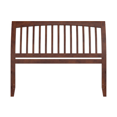 Omariah Solid Wood Traditional Slat Sleigh Headboard