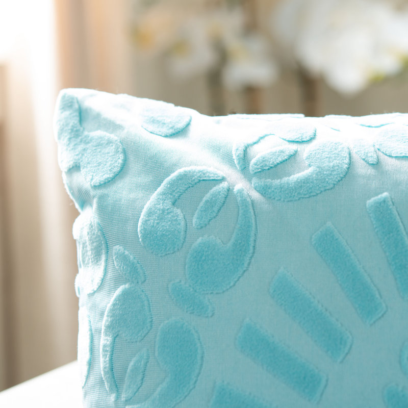 Shayla Appliqued Reversible Throw Pillow