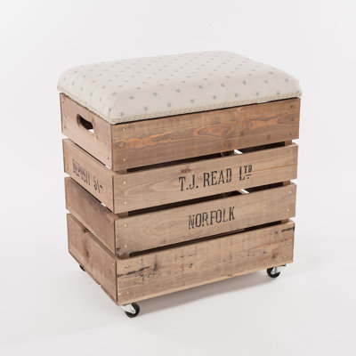 Theodosia Upholstered Counter Stool with Solid Wood Frame