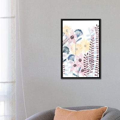 Pastel Posies I by Grace Popp - Wrapped Canvas Gallery-Wrapped Canvas Giclée