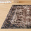 Tapis rétro lavable à la machine - Tapis doux avec envers antidérapant pour le salon, la chambre à coucher, le bureau, rouge-127152938