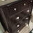 Engineered Wood Transitional 4-Drawer Chest, Black