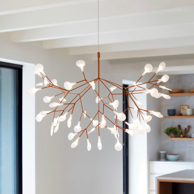 Lustre linéaire moderne à 45 lumières Heberling