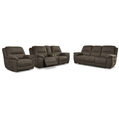 Next-Gen Gaucho 3 Piece Reclining Living Room Set -  Signature Design by Ashley, PKG013090