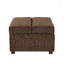 Lit simple avec repose-pieds pliant-965642381