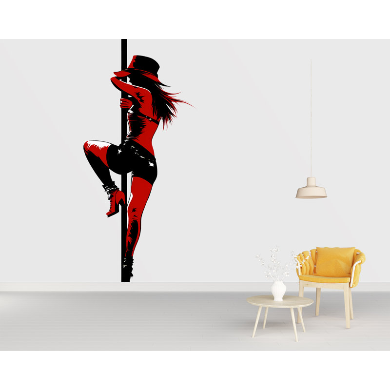 Adhésif décoratif Pole Dance, H 80 po x l 42 po
