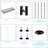 3 Tier Wire Shelving Unit-71702602