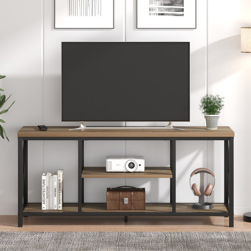 Meuble télé 55 po Hulstein, H 24,2 po x L 55 po x l 15 po, Chêne