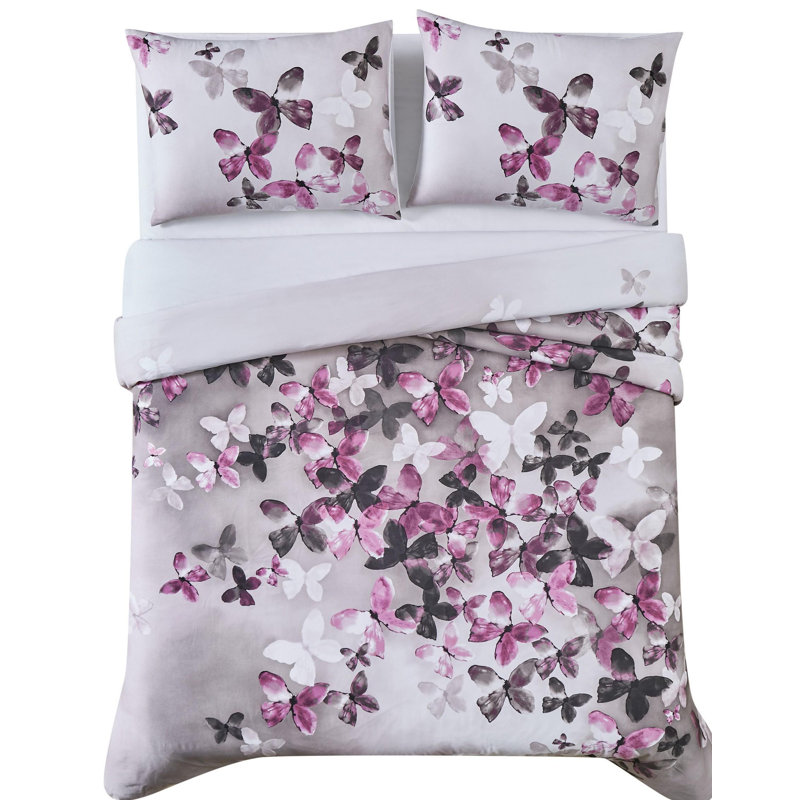 Vince Camuto Lissara Duvet Cover Set, King Duvet Cover + 2 King Shams
