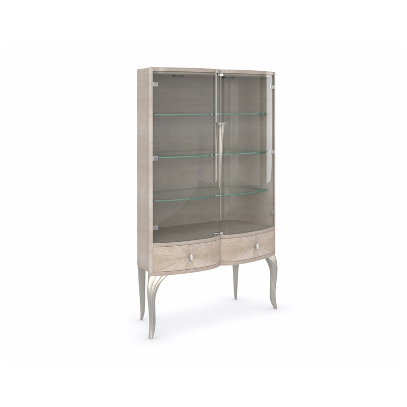 Lillian Solid Wood Lighted Display Stand