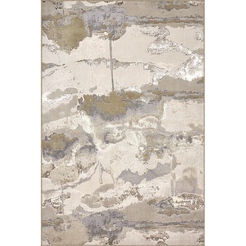 Tapis décoratif lavable à la machine, Carré 4 pi 11 po