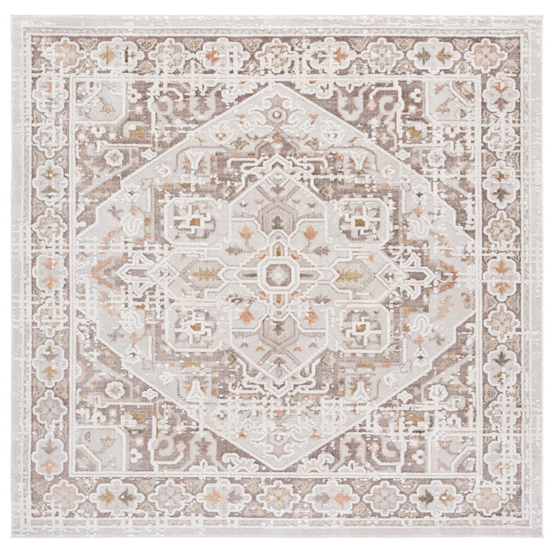Leonette 514 Performance Oriental Rug, Square 6'7"