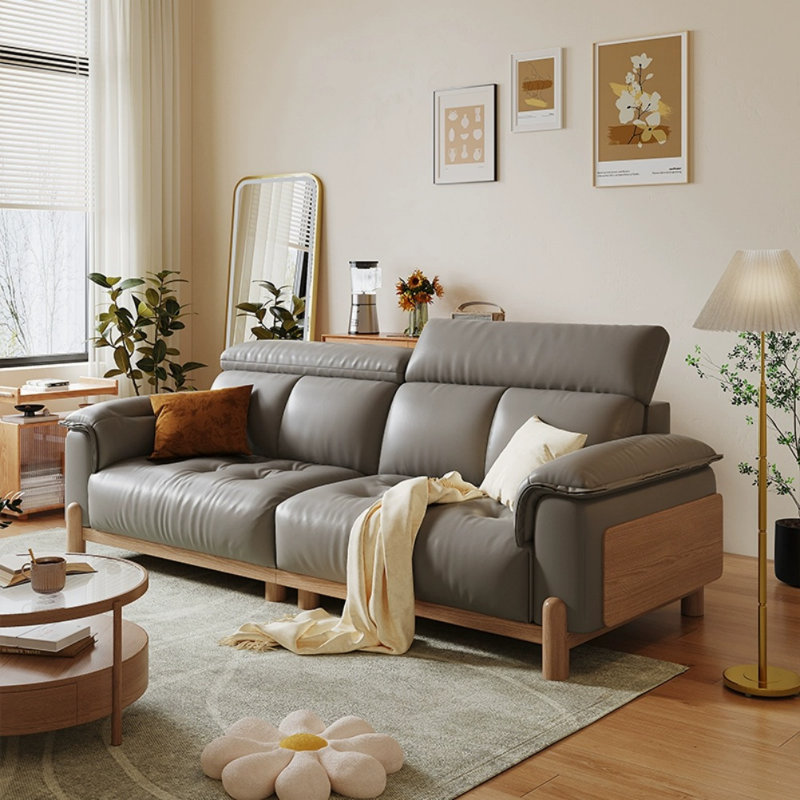 Canapé Minimalist Creative, Gris, H 37,8 po x l 110,24 po x P 39,37 po
