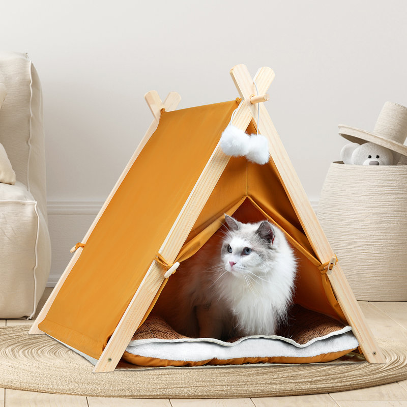 Lit pour chat Brylan, Orange