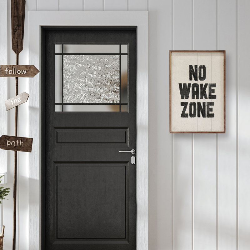 No Wake Zone, 24" H x 16" W