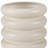 7" Cream Ceramic Cylinder Table Vase