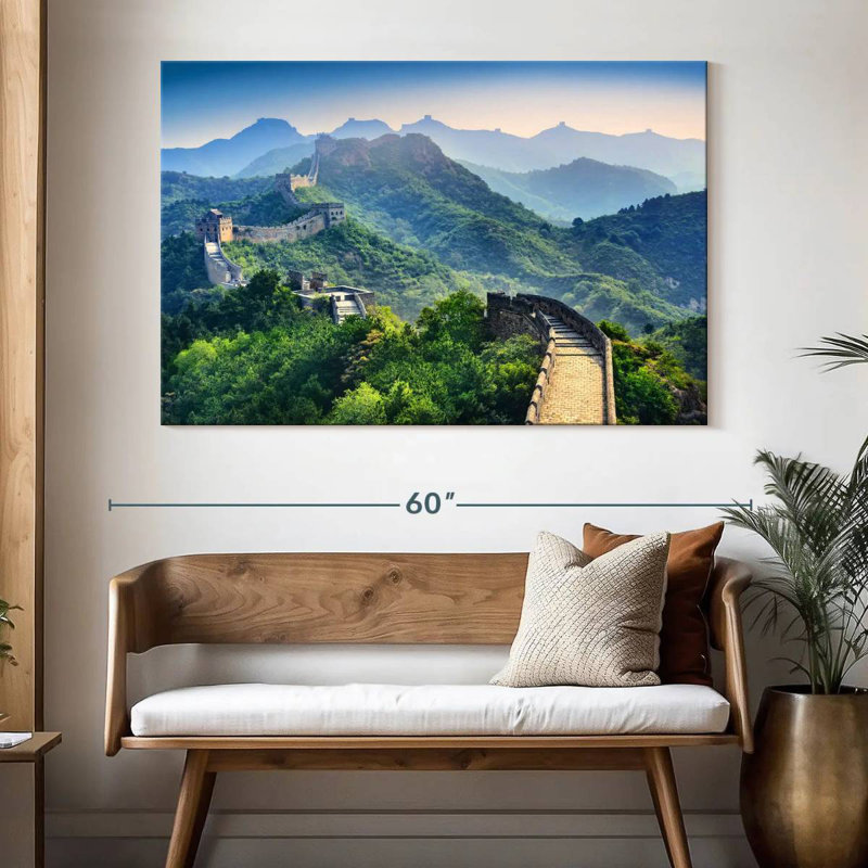 Ravi, matin, grande muraille de Chine, H 34 po x l 51 po