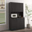 70,87 po de hauteur avec garde-robe et armoire de cuisine, avec 6 portes, 1 tablette ouverte et 1 tiroir pour la chambre à coucher