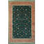 Green Traditional Oriental Pak-Persian Area Rug