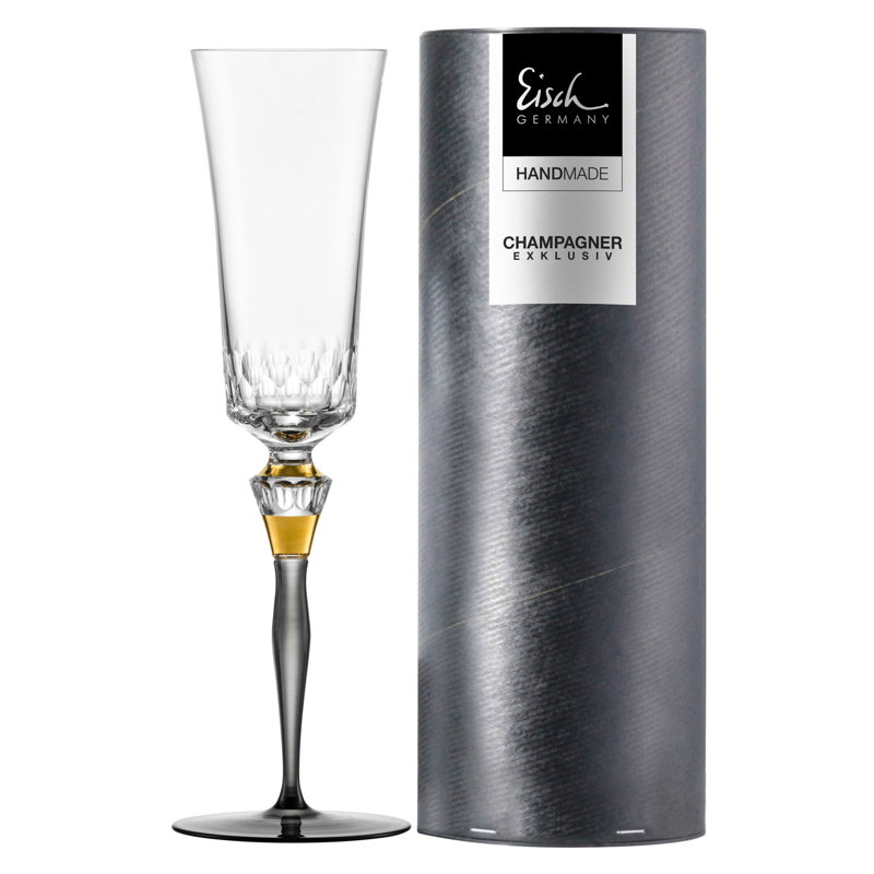 Echeverria 250ml Flute, Clear/Grey