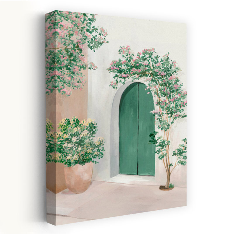 Fleurs pour vous accueillir chez vous II, architecture sereine, art de la nature, H 60 po x l 40 po