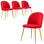 Chaise d'appoint empilable en velours