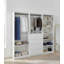 Prosper White Freestanding Walk In Wood Closet System