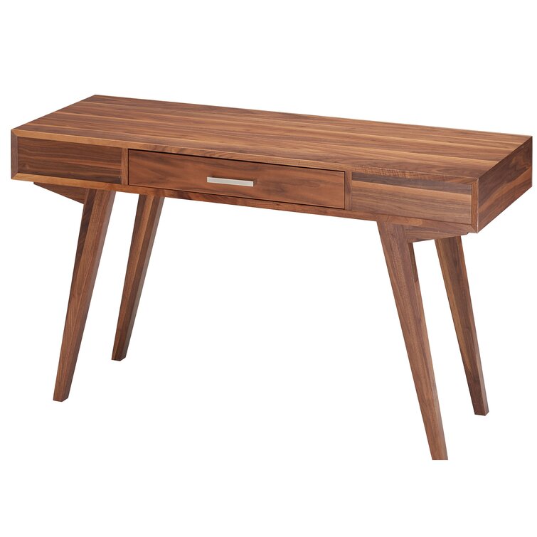 walnut wooden Desk with drawer 