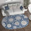 Tapis bleu marine Majoros-25248337