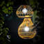 Solar-Powered Outdoor Wicker Pendant Light with Remote Control, Dimmable Hanging Lantern for Garden, Patio & Balcony