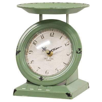 Analog Metal Electric Tabletop Clock