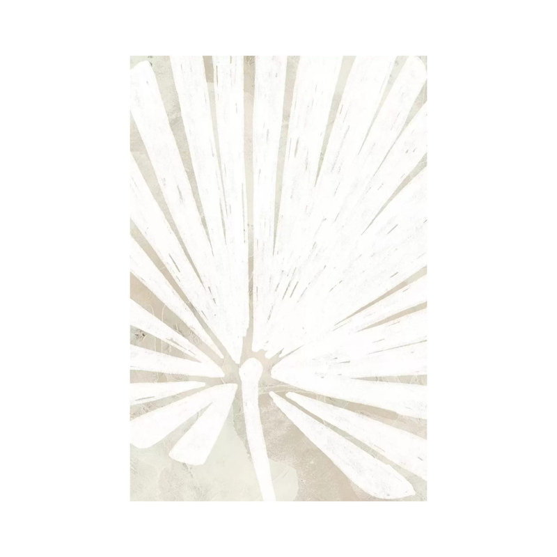Linen Tropical Silhouette IV by June Erica Vess - Wrapped Canvas Print, 45.72cm H x 30.48cm W