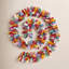 6' Multi-Color Sustainable Wool Novelty Garland