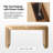 Kaybri 60" W Fluted Writing Desk-1231145510