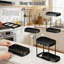 Ensemble de 2 organisateurs coulissants sous évier, tiroir de rangement polyvalent pour armoires de cuisine et de salle de bain, solution robuste pour économiser de l'espace-987730878