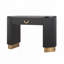 Console avec conception nervurée verticale, rangement compact avec tiroir fonctionnel