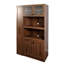 Armoire de cuisine avec étagère de rangement coulissante multifonctionnelle à plusieurs niveaux, armoire de rangement de ferme avec 4 portes, organisateurs de garde-manger pour la cuisine, la salle à manger