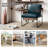 Avelina Modern Vegan Leather Ergonomic Armchair with Metal Base-839822506