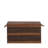 Large Decorative Trunk Embossed Metal and Chinese Fir Wood with Rope Handles Walnut and Almond Stain-1789150376
