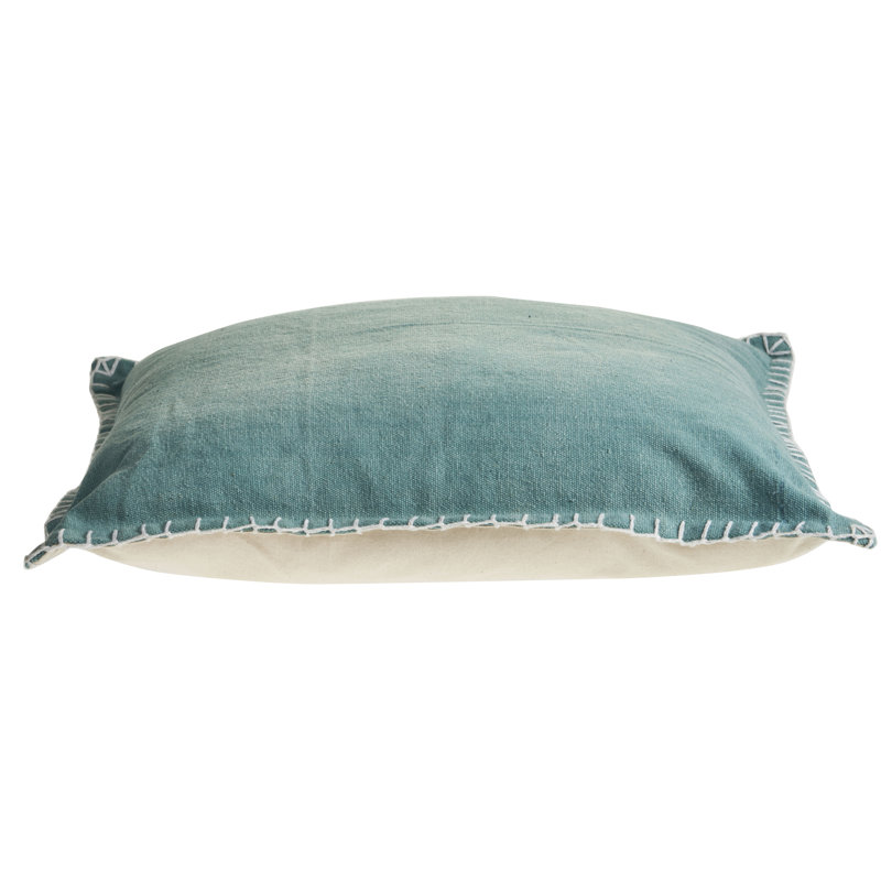Housse de coussin Madison, 24 po x 24 po, Housse de coussin seulement - sans coussin, Bleu sarcelle