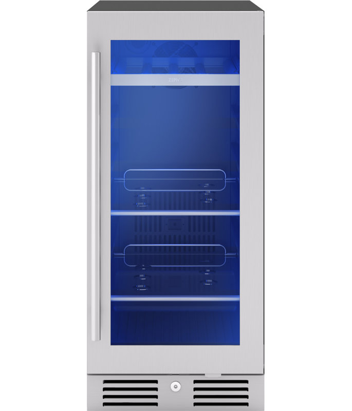 Zephyr Presrv 15" 4-Bottle and 64-Can Single Zone Beverage Cooler