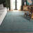 Lashica 101 Hand Tufted Imported Handspun Wool/Cotton No Pattern Indoor Use Only Rug in Light Blue/Beige-157834444