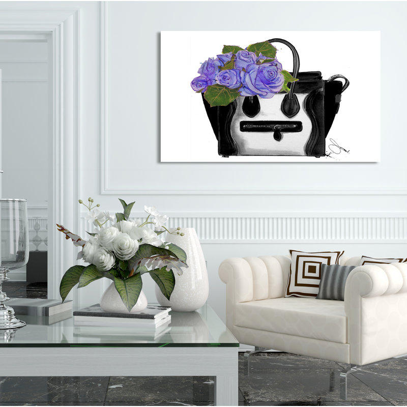 « apportez-moi des fleurs », impression encadrée, H 24 po x l 40 po x P 1 po, Toile tendue